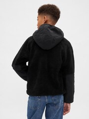 Gap Black Sherpa Jacket (4-13yrs) - Image 2 of 6