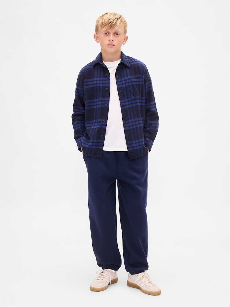 Gap Navy Blue VintageSoft Baggy Joggers (4-13yrs) (4-13yrs) - Image 2 of 5
