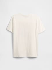 Gap White Graphic T-Shirt (4-13yrs) (4-13yrs) - Image 2 of 2
