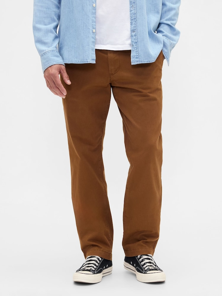 Gap Brown Slim Fit Chinos - Image 1 of 6