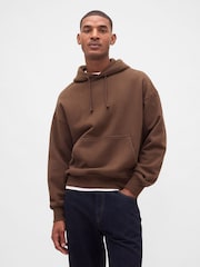 Gap Brown Extra Heavyweight French Terry Hoodie - Image 1 of 4