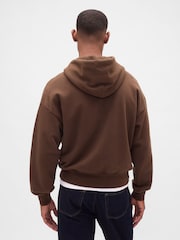 Gap Brown Extra Heavyweight French Terry Hoodie - Image 2 of 4