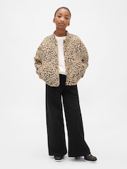 Gap Brown Lightweight Quilted Puffer Jacket (4-13yrs) - Image 3 of 6