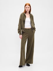 Gap Green VintageSoft Baggy Wide-Leg Joggers - Image 4 of 5