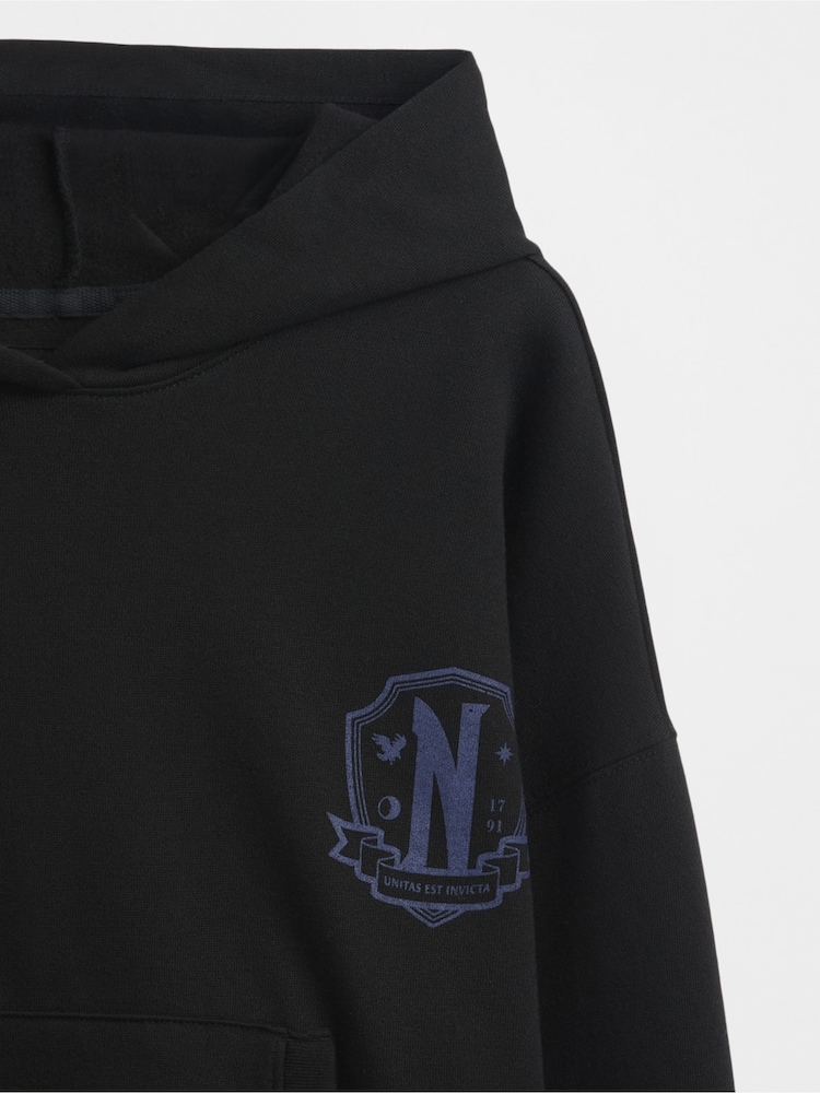 Gap Black VintageSoft Graphic Hoodie (4-13yrs) (4-13yrs) - Image 2 of 3 Gap Black VintageSoft Graphic Hoodie (4-13yrs) (4-13yrs) - Image 2 of 3