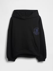 Svart onsdag aldri mer - Gap VintageSoft Graphic-hettegenser (4–13år) - Bilde 4 av 6