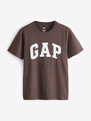 Gap Brown Everyday Soft Logo T-Shirt - Image 1 of 4