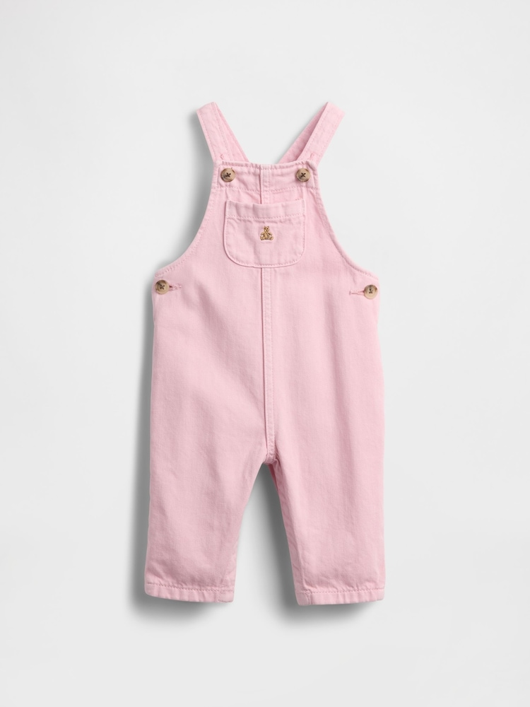 Gap Baby Brannan Bear Denim Dungarees (Newborn-24mths) (0-24mths) - Bild 1 von 3