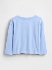 Gap Blue Bambi Disney Graphic Long Sleeve T-Shirt (6mths-5yrs) (6mths-5yrs) - Image 2 of 2