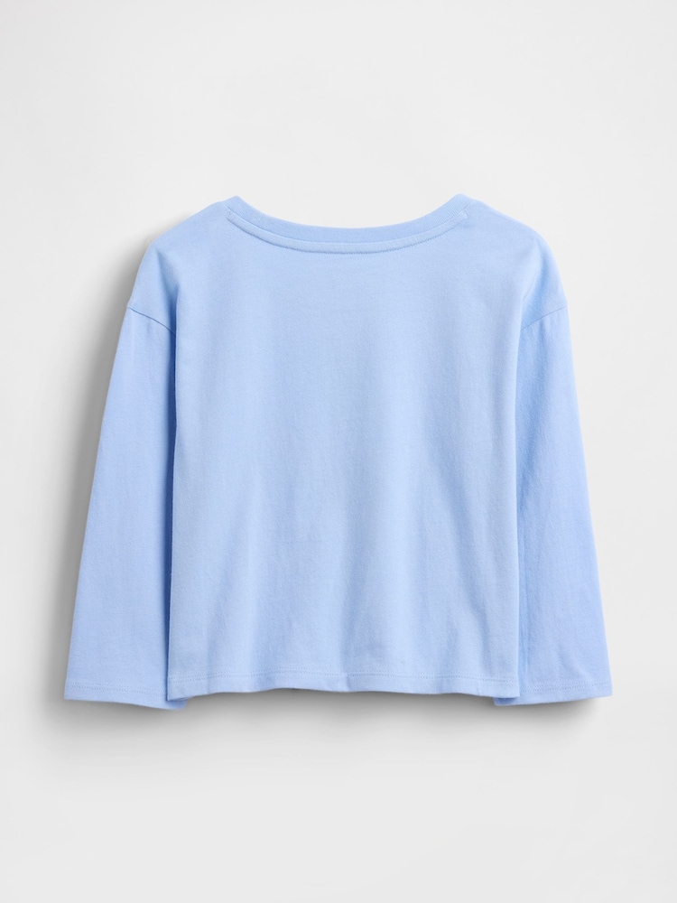 Gap Blue Bambi Disney Graphic Long Sleeve T-Shirt (6mths-5yrs) (6mths-5yrs) - Image 2 of 2