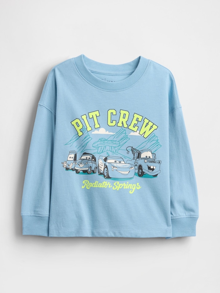 Gap Blue Disney Cars Graphic Sweatshirt (6mths-5yrs) (6mths-5yrs) - Image 1 of 2