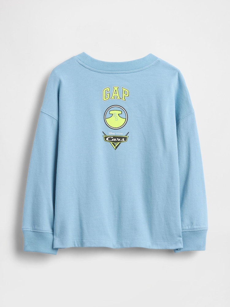 Gap Blue Disney Cars Graphic Sweatshirt (6mths-5yrs) (6mths-5yrs) - Image 2 of 2