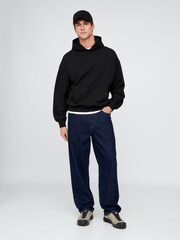 Gap Black Oversized Heavyweight Hoodie - Image 3 of 4