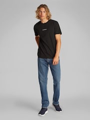 Calvin Klein Black Monogram logo T-Shirt - Image 3 of 6