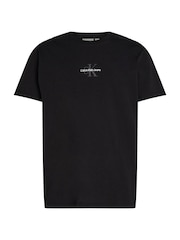 Calvin Klein Black Monogram logo T-Shirt - Image 5 of 6