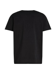 Calvin Klein Black Monogram logo T-Shirt - Image 6 of 6
