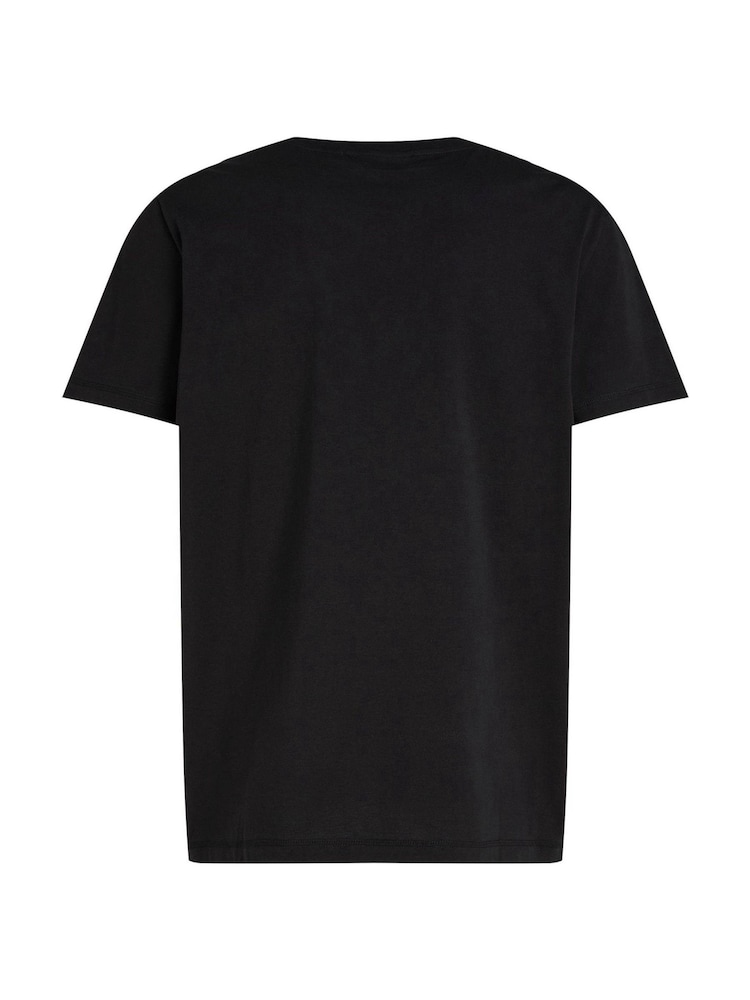 Calvin Klein Black Monogram logo T-Shirt - Image 6 of 6