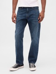 Gap Blue Relaxed Straight Jeans - Image 1 of 5