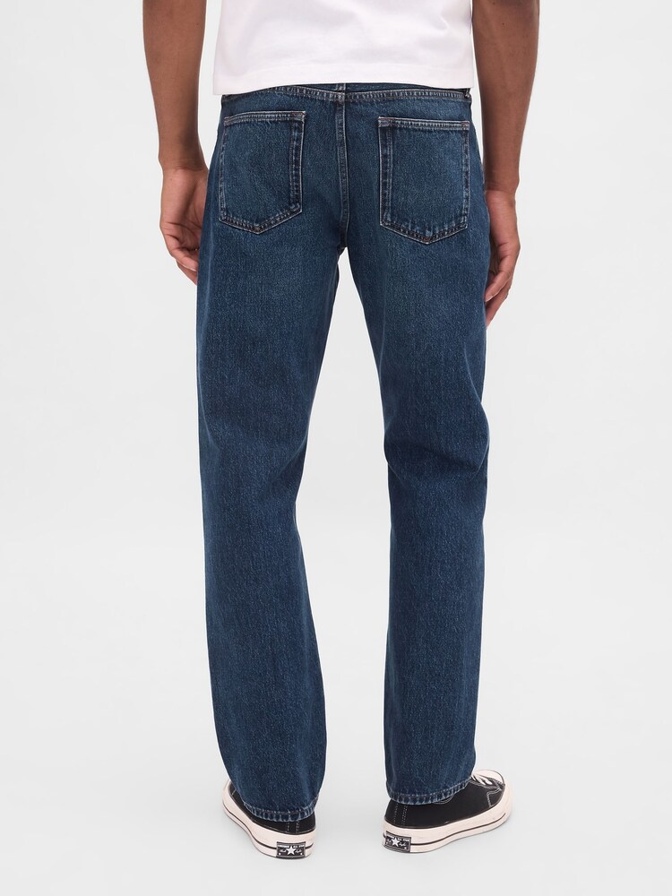 Gap Blue Relaxed Straight Jeans - Image 2 of 5 Gap Blue Relaxed Straight Jeans - Image 2 of 5