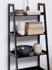 Actona Black Wally Bookcase with 4 Shelves - Image 2 of 6
