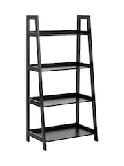 Actona Black Wally Bookcase with 4 Shelves - Image 3 of 6