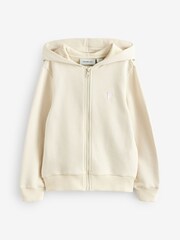 Calvin Klein Natural Zip Hoodie - Image 1 of 1