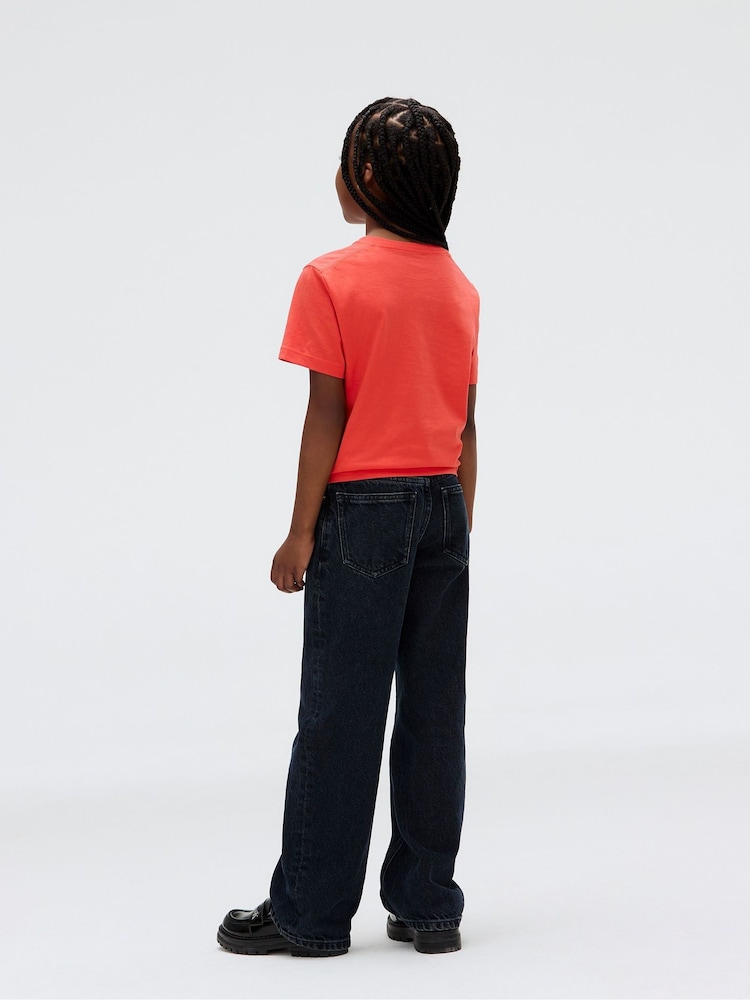Calvin Klein Red Mono Mini Badge Reg T-Shirt - Image 2 of 3