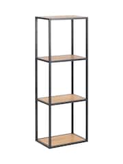 Actona Black Seaford Metal Wall Shelf - Image 3 of 5