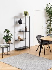 Actona Black Infinity Bookcase with 4 Shelves - Image 1 of 6
