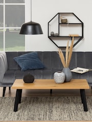 Actona Black Seaford Octagonal Metal Wall Shelf - Image 1 of 6