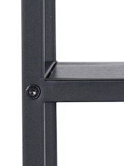 Actona Black Seaford Octagonal Metal Wall Shelf - Image 6 of 6