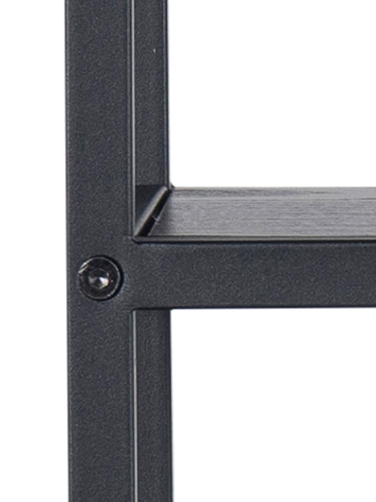 Actona Black Seaford Octagonal Metal Wall Shelf - Image 6 of 6