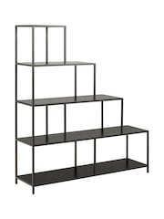 Actona Black Seaford Bookcase with 4 Shelves - Image 1 of 3