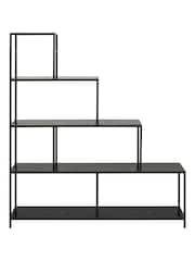 Actona Black Seaford Bookcase with 4 Shelves - Image 2 of 3