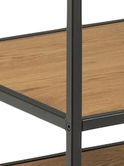 Actona Black Oak Seaford Metal Clothes Rack with 5 Shelves - Image 6 of 6