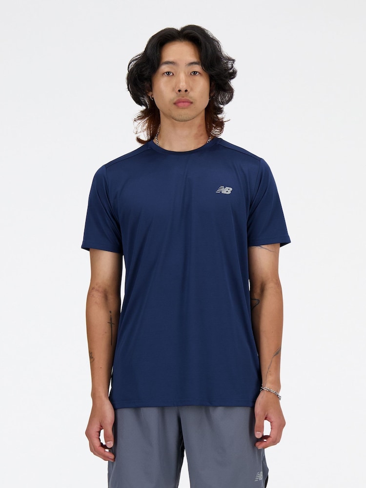 New Balance Navy Essentials T-Shirt - Image 1 of 4