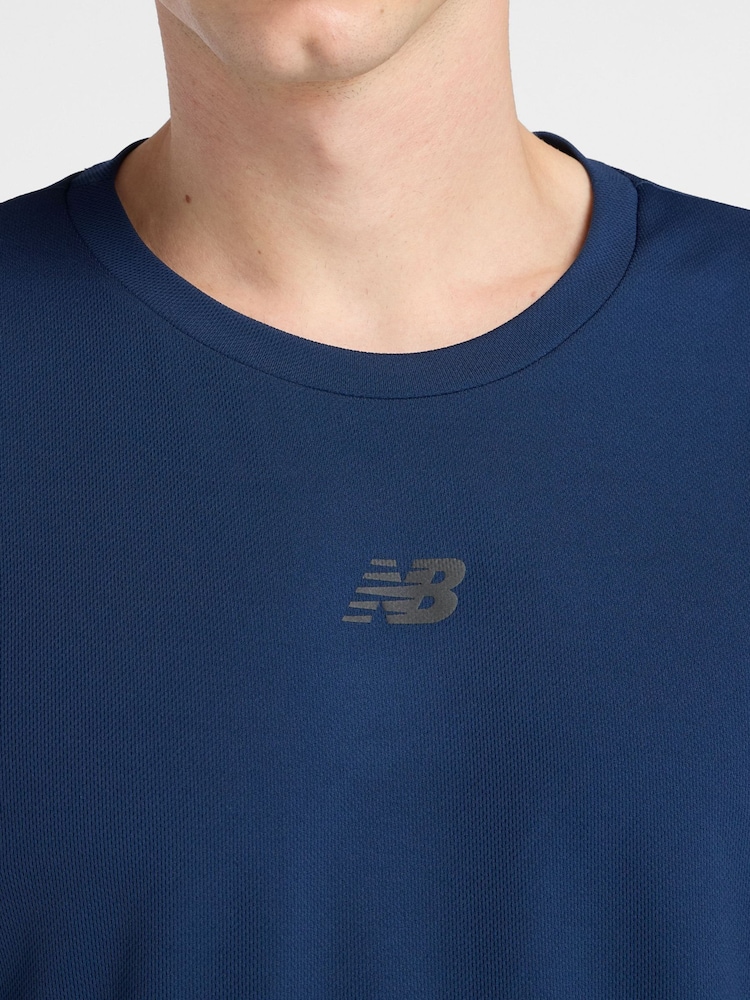 New Balance Teal Blue Fast Days T-Shirt - Image 6 of 6