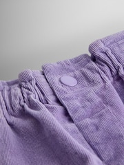 JoJo Maman Bébé Lilac Cord Trousers - Image 3 of 3