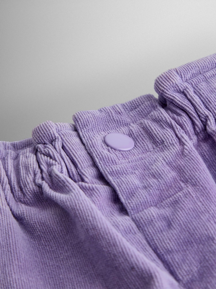 JoJo Maman Bébé Lilac Cord Trousers - Image 3 of 3 JoJo Maman Bébé Lilac Cord Trousers - Image 3 of 3