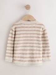 Neutral Bear Knitted Henley Jumper (3mths-7yrs) - Image 2 of 4