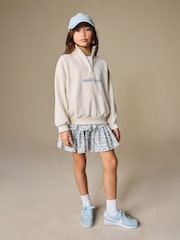 Cream Quarter Zip Sweatshirt (3-16yrs) - Image 3 of 4