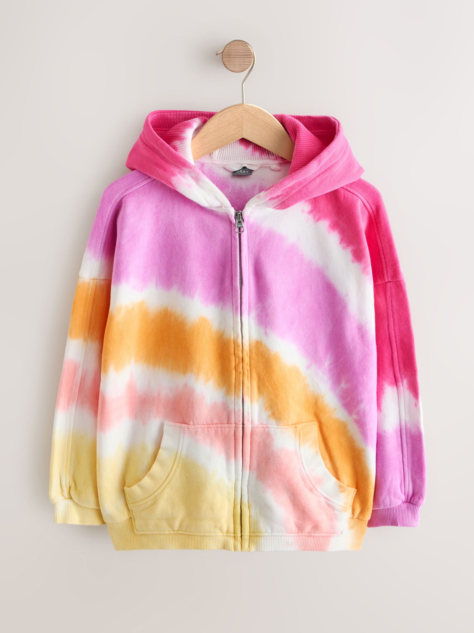 Comprar Tie Dye Rosa Multicolorido - Zip Up Hoodie (3-16yrs) from