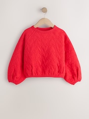 Red Heart Quilted Sweatshirt (3-16yrs) - Image 7 of 9