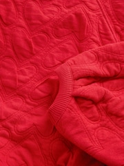 Red Heart Quilted Sweatshirt (3-16yrs) - Image 9 of 9