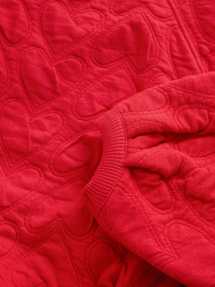 Red Heart Quilted Sweatshirt (3-16yrs) - Image 9 of 9