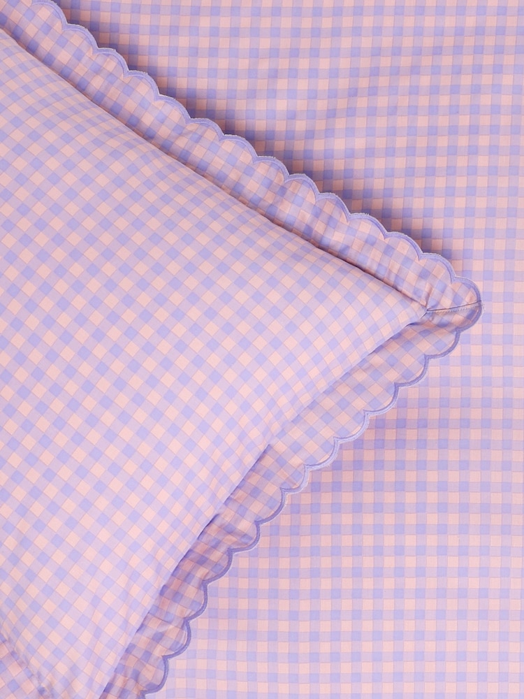 طقم من غطاء لحاف وغطاء وسادة 100% قطن مطبوع - صورة 2 من 2