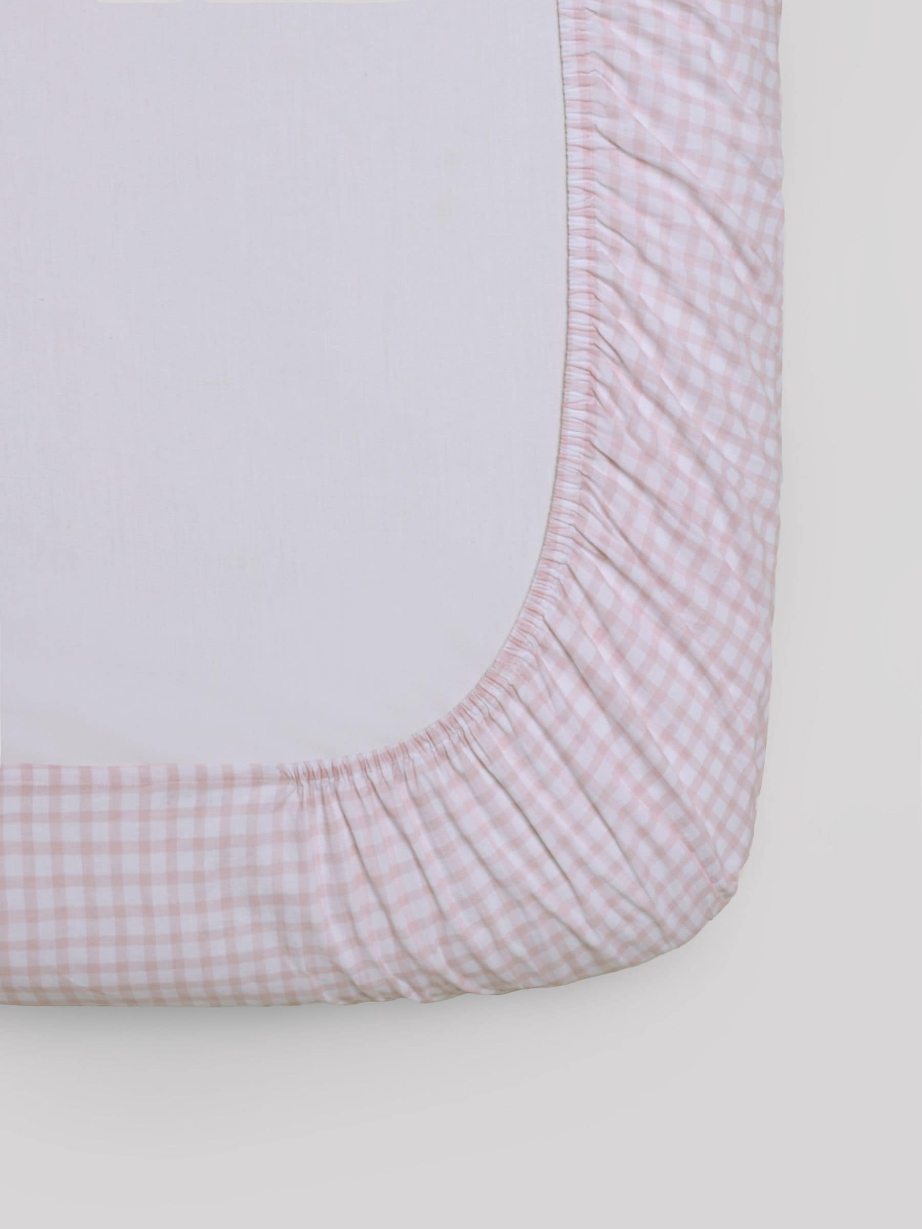 Buy 2 Pack Pink Gingham Fitted Sheets from Next USA