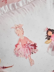 White Pretty Fairies Cushion - Image 3 of 5