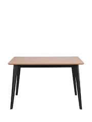 Actona Black Oak Roxby Dining Table - Image 4 of 6