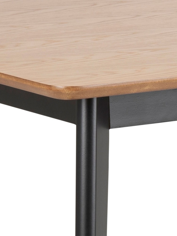 Actona Black Oak Roxby Dining Table - Image 6 of 6